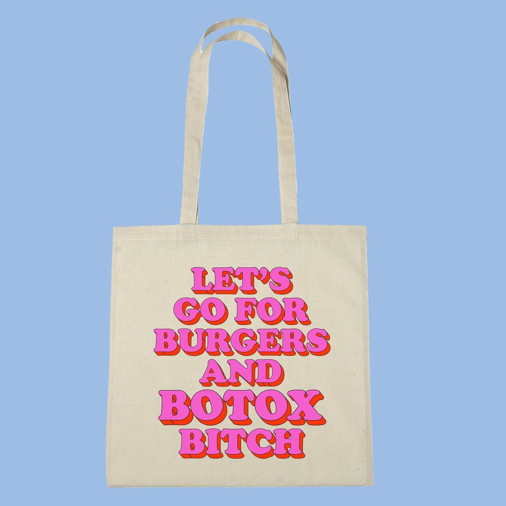 Selling Sunset Burgers & Botox Christine Tote Bag