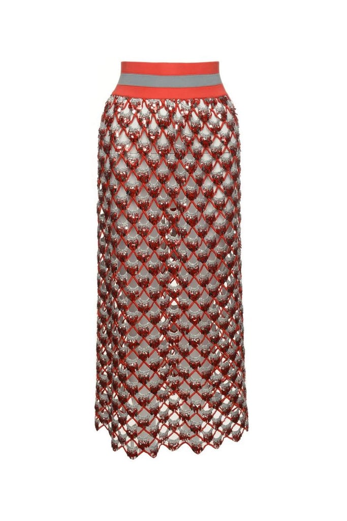 Marc Jacobs Metallic Skirt With Contrast Waistband ($4,500)