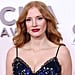 Jessica Chastain's Blue Lace Gucci Dress at the CMA Awards