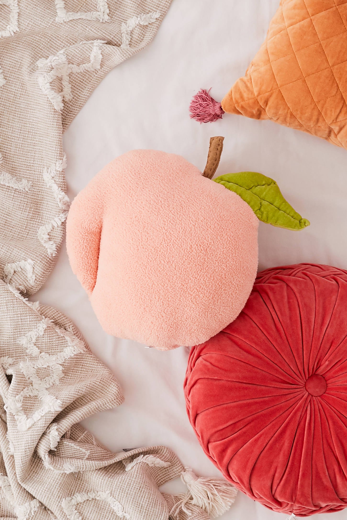 Fuzzy Peach Pillow 45 Cozy Products That Ll Make Your Fall A