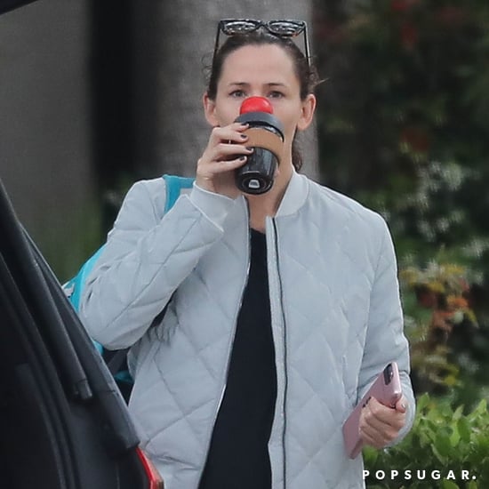 Jennifer Garner Wearing Red Nose in LA May 2017