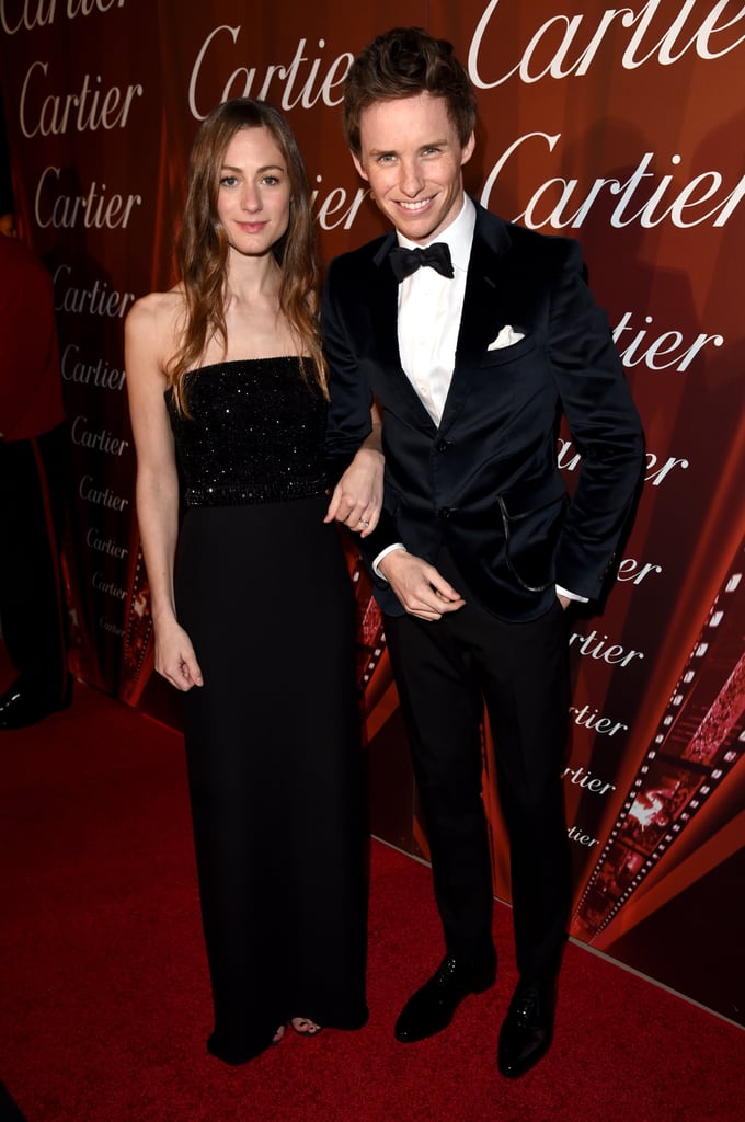 Eddie Redmayne and Hannah Bagshawe at Palm Springs Film Fest