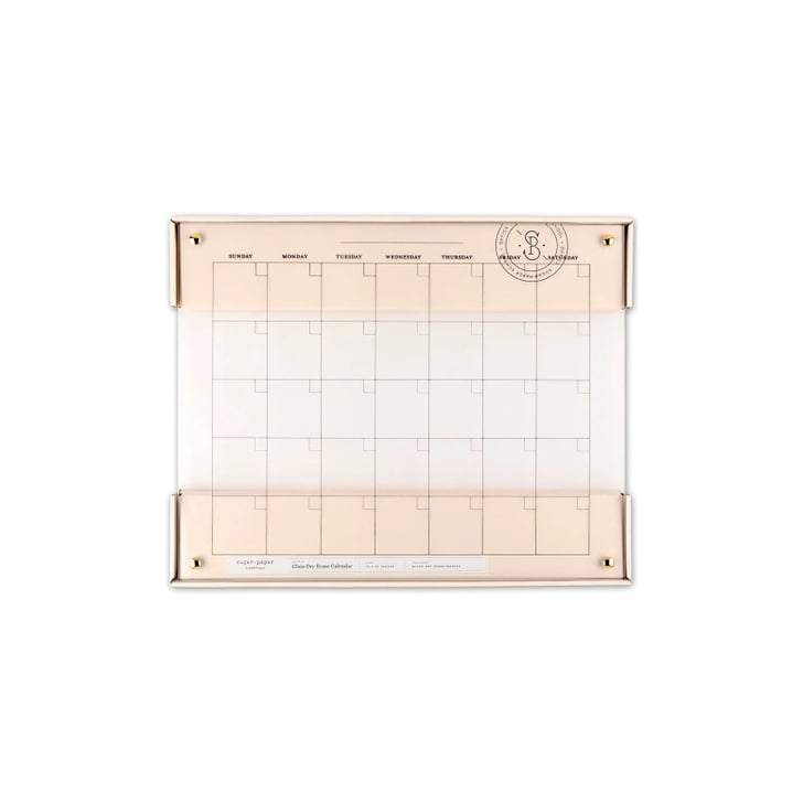 Sugar Paper Essentials Glass Dry Erase Calendar Best Target Home