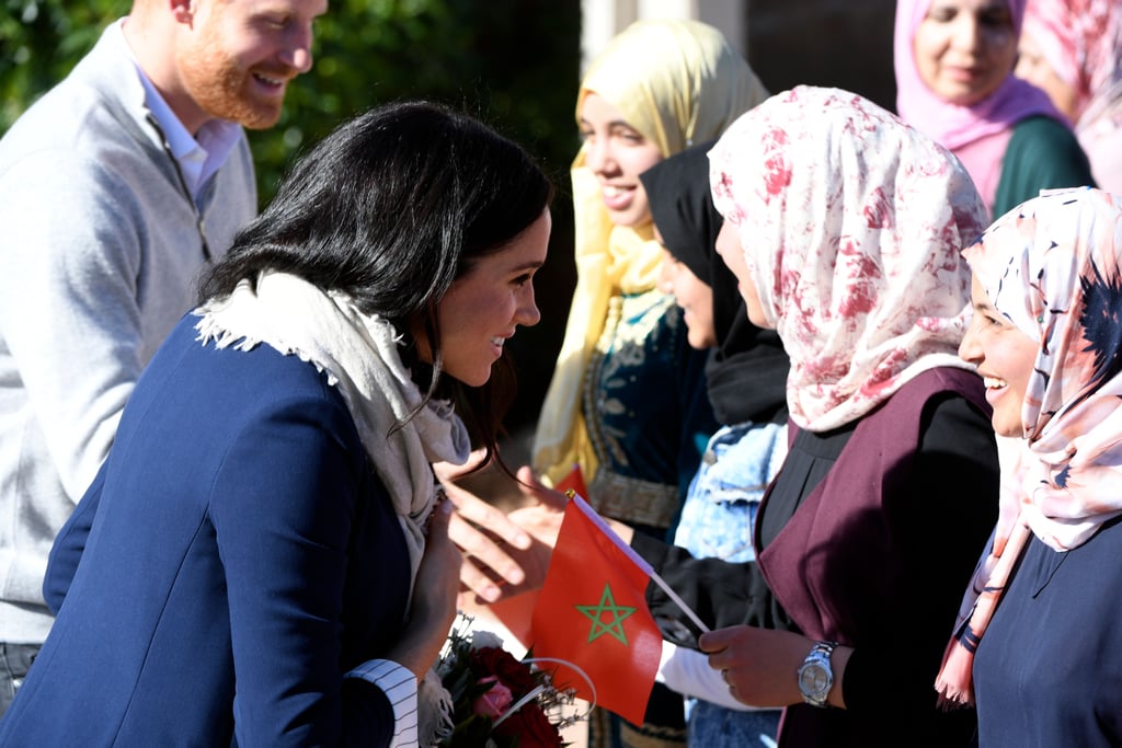 Prince Harry Meghan Markle Visit School on Morocco Tour 2019