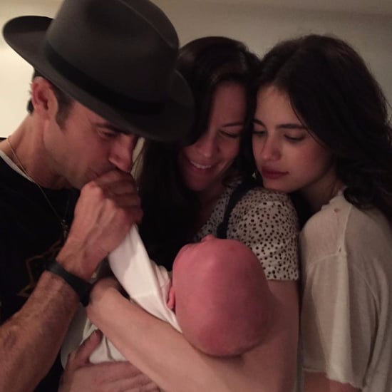 Justin Theroux Meets Liv Tyler's Son