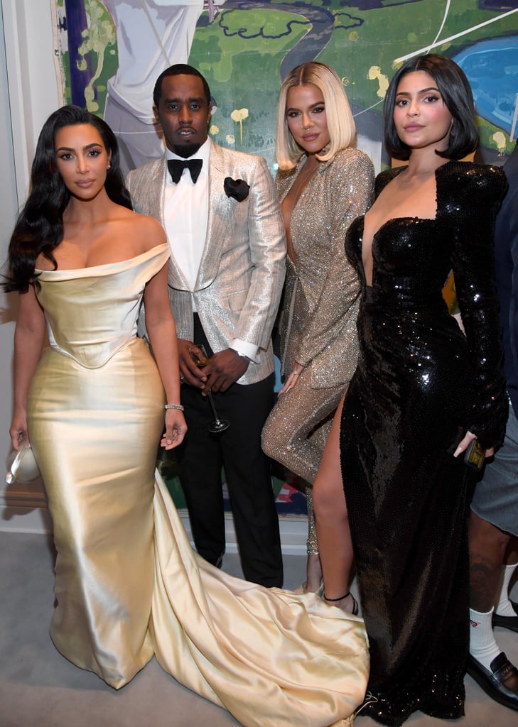 Kim Kardashian Wore a Vintage Wedding Dress to Diddy's 50th