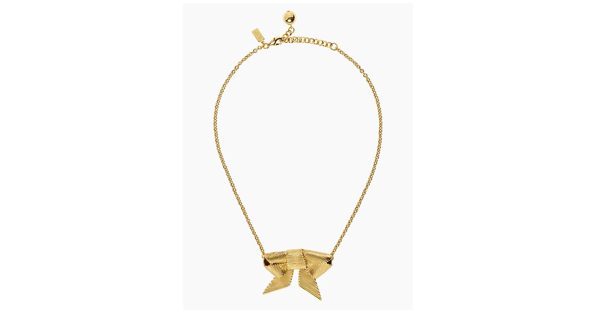 Kate Spade New York All Wrapped Up Small Gold Bow Necklace ($25, | If  You're a Bride, You NEED to Shop This Kate Spade Sale! | POPSUGAR Fashion  Photo 8