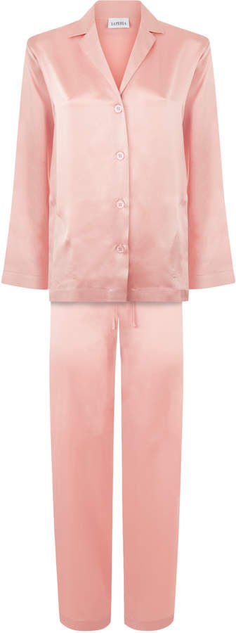 Silk Powder Pink Pyjama Set