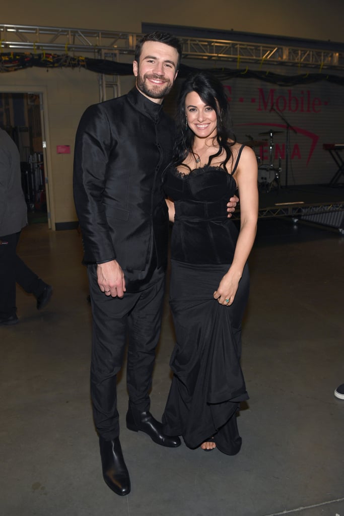 Sam Hunt and Hannah Lee Fowler at the 2017 ACM Awards