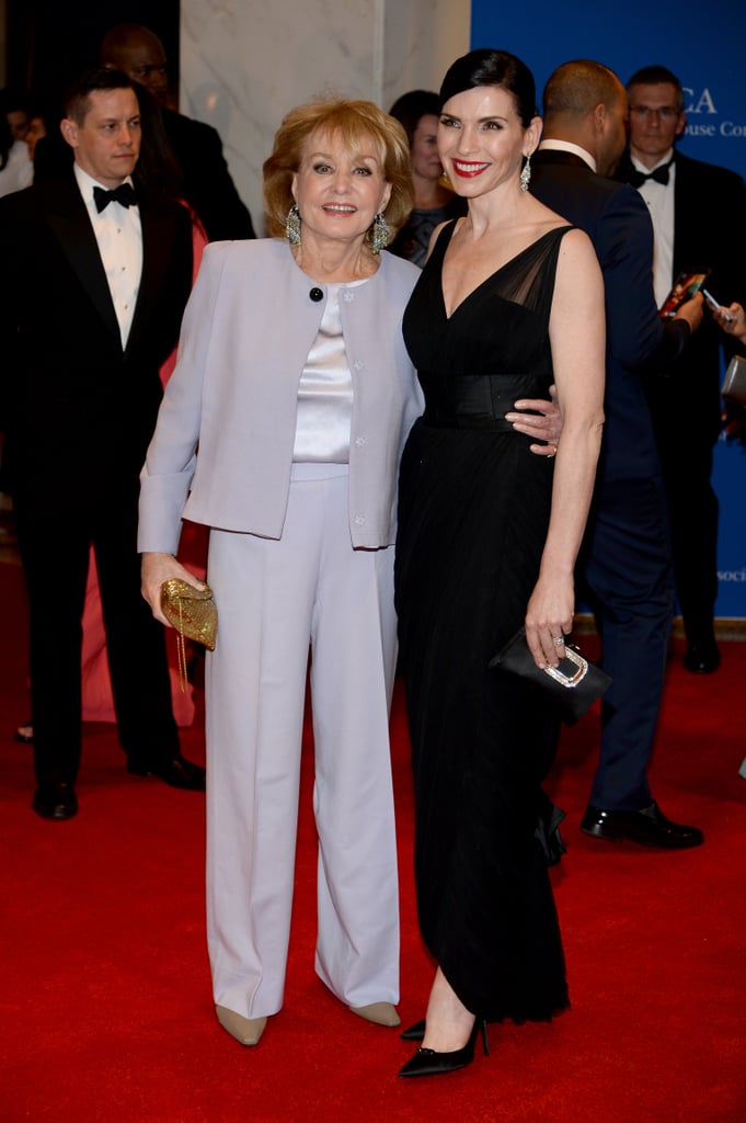 Barbara Walters buddied up with Julianna Margulies.