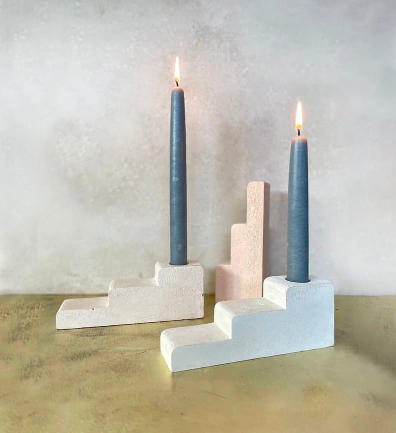 For a Natural Aesthetic: Santa Fe Taper Candle Holder