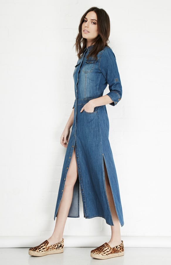 Alice Walker Denim Midi Dress