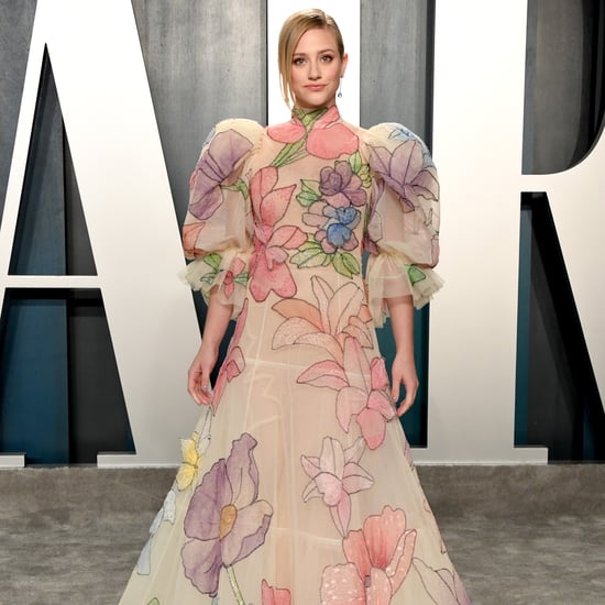 Lili Reinhart Floral Gown Vanity Fair Oscars Party 2020