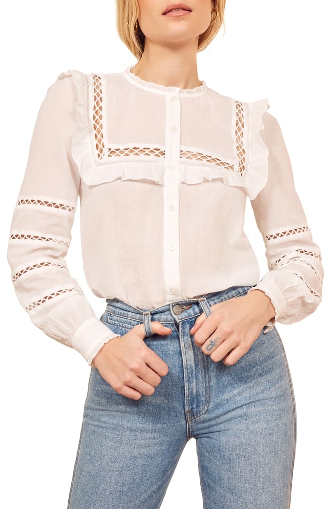 Reformation Rosey Blouse