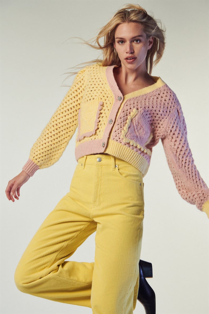 Zara Jewel Button Knit Cardigan