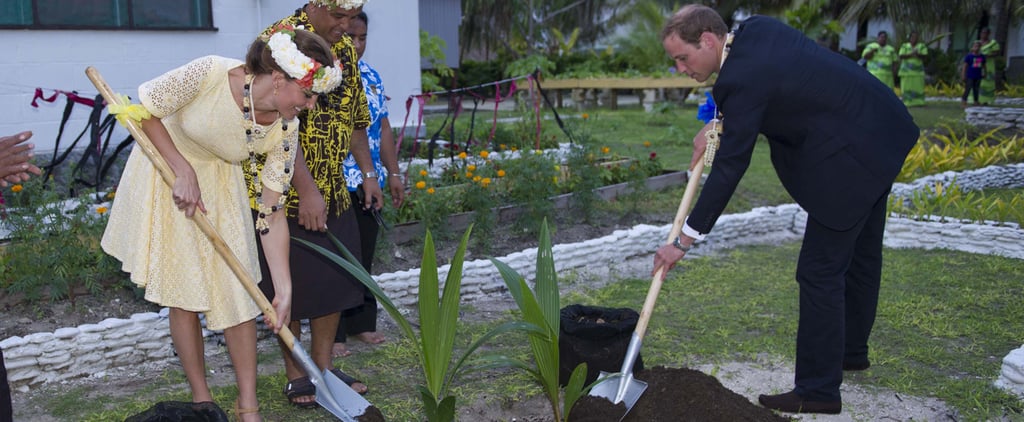 Kate Middleton Planting Trees | Pictures