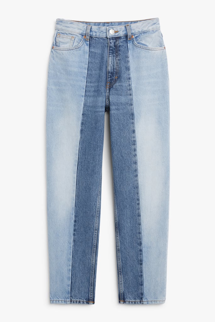 Monki Taiki Two-Tone Jeans