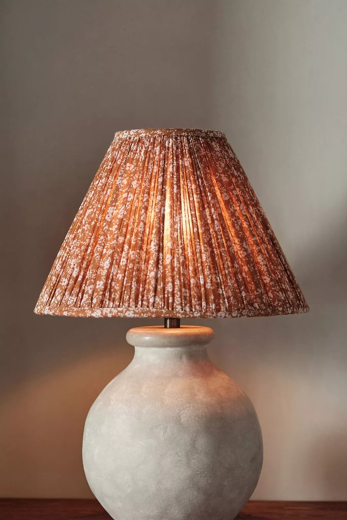 A Lamp Shade: Amber Lewis for Anthropologie Floral Lamp Shade