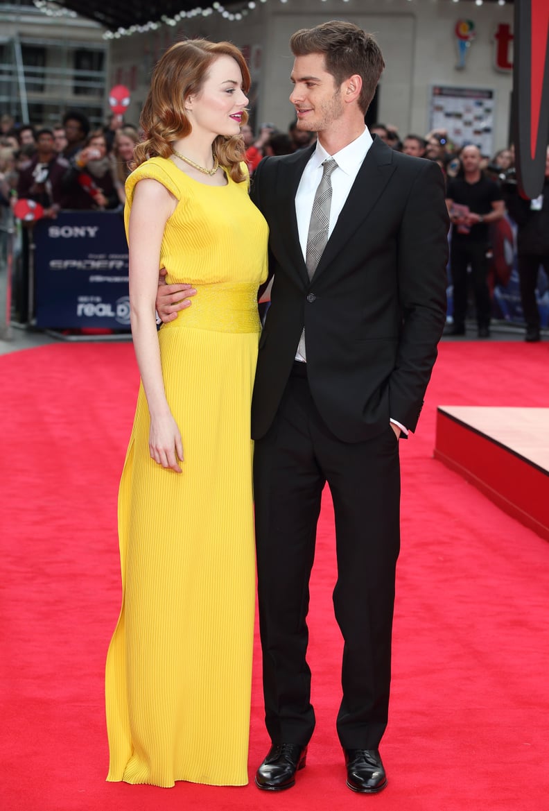 Emma Stone and Andrew Garfield Interrupted the Spider-Man Premiere to Take Each Other In