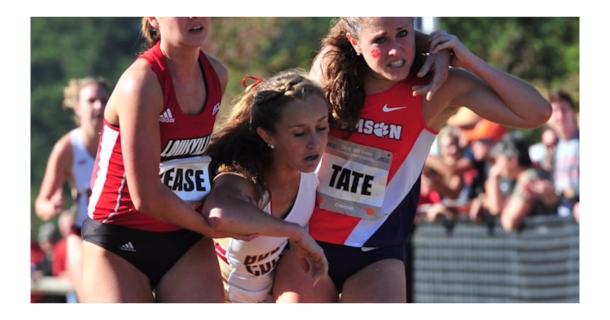 Collapsed Runner Gets Help From Competitors Video POPSUGAR Celebrity