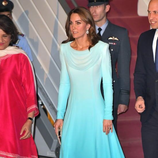 Kate Middleton's Blue Dress Is an Homage to Princess Diana