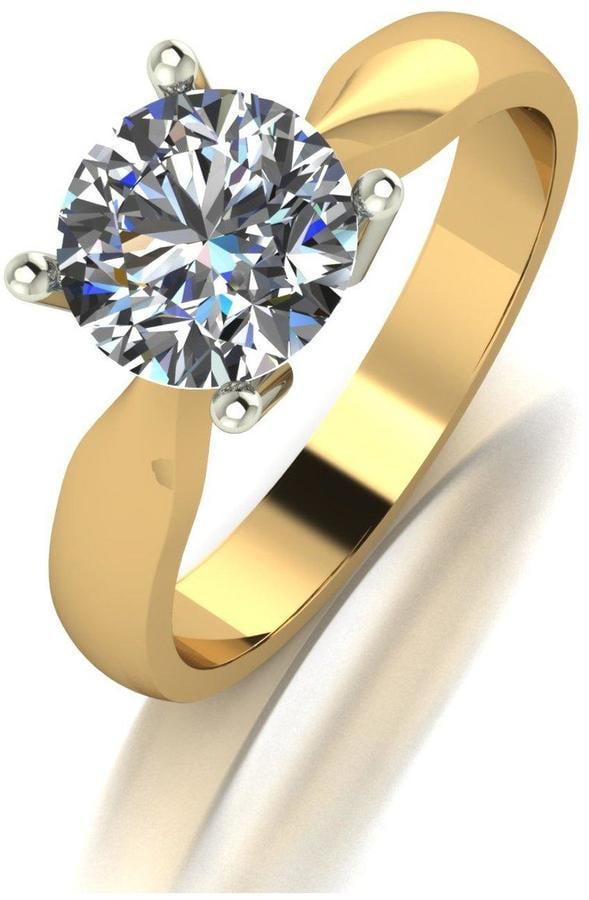 Moissanite Solitaire Ring