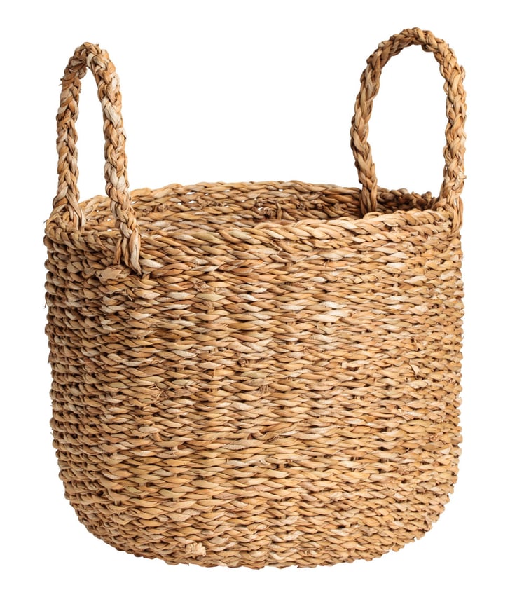 Braided Storage Basket (18) H&M Home Summer 2017 POPSUGAR Home