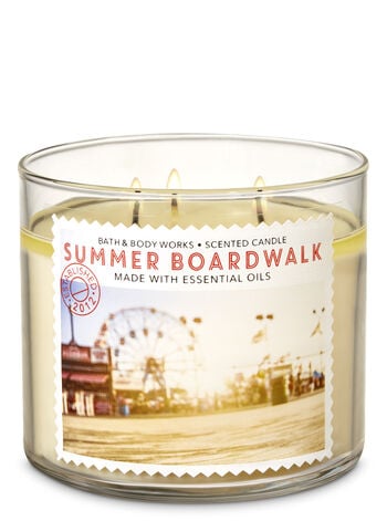 Bath and Body Works Summer Boardwalk 3-Wick Candle