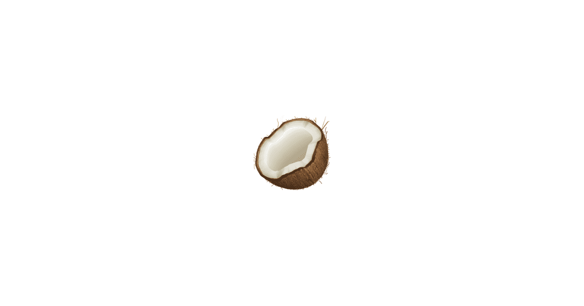 Coconut Complete List of All 190 New Apple Emoji iOS 11.1 Fall 2017