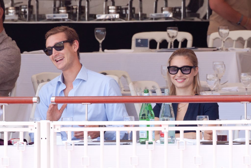 They were all smiles at the International Cannes Jumping tour in June 2012.