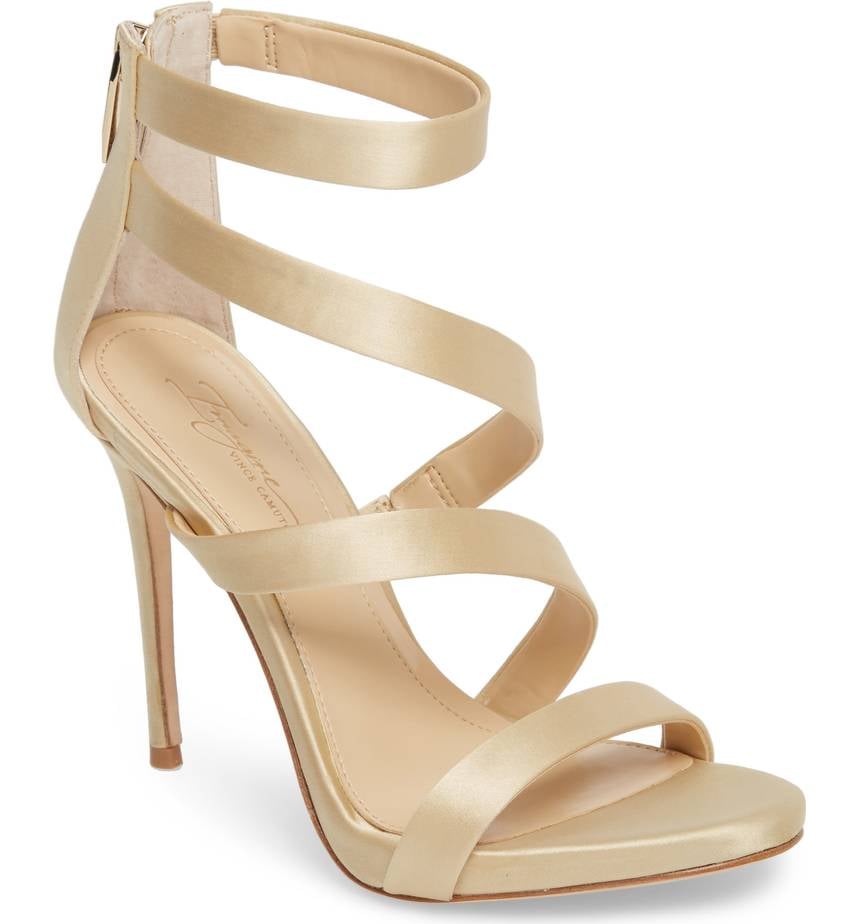 vince camuto gold heels