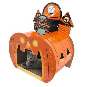 Target Is Selling Haunted House Cat Scratchers So They Can Get In On All  The Spooky Fun