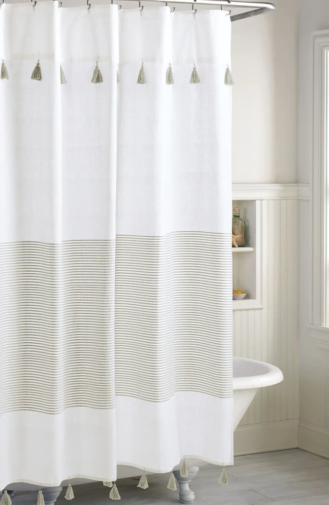 Bath: Panama Stripe Shower Curtain