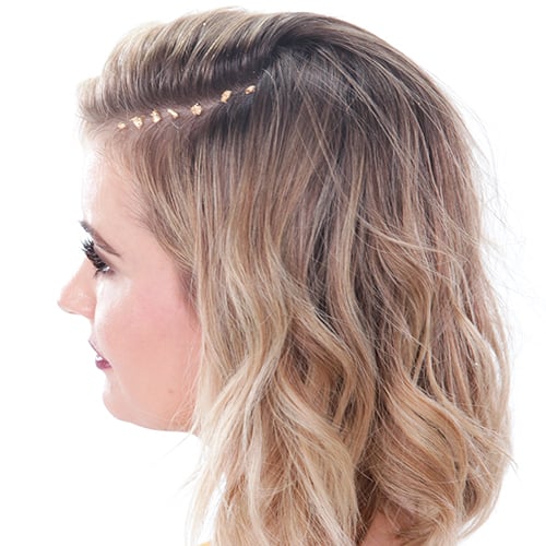 Gold-Leaf Hair Tutorial