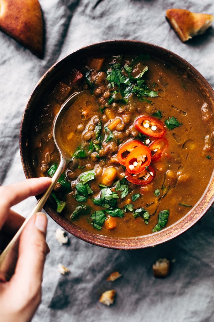 Winter Detox Moroccan Sweet Potato Lentil Soup