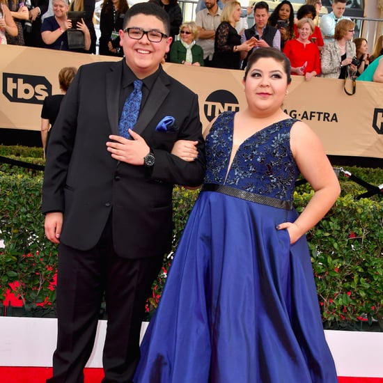 Rico Rodriguez and His Sister at the 2017 SAG Awards
