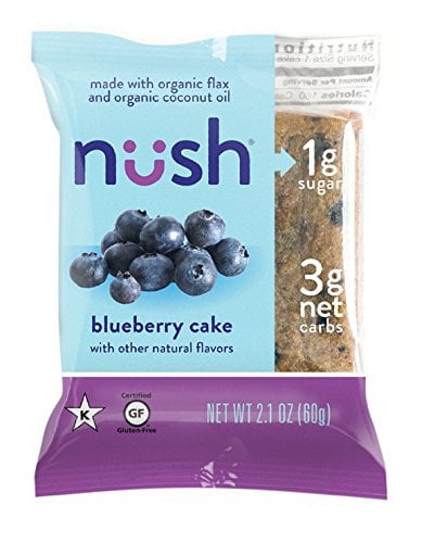Nush Low-Carb Keto Snack Cakes — Blueberry