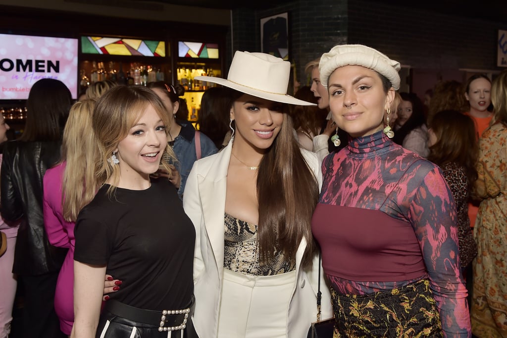 Lindsey Stirling, Dinah Jane, and Jahan Yousaf at the 2020 Women in Harmony Brunch in LA