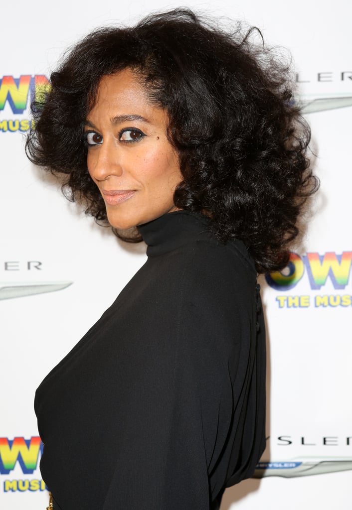 Tracee Ellis Ross's Feathered Hair at the Motown: The Musical Opening Night in 2013