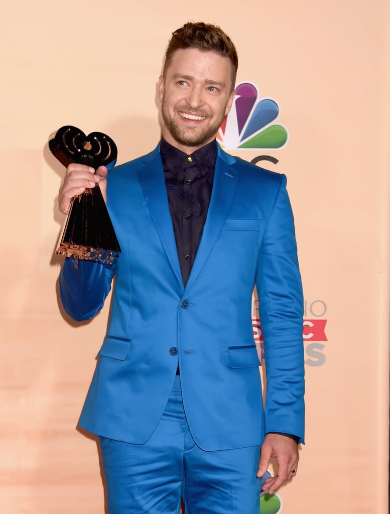 Justin Timberlake at the 2015 iHeartRadio Music Awards