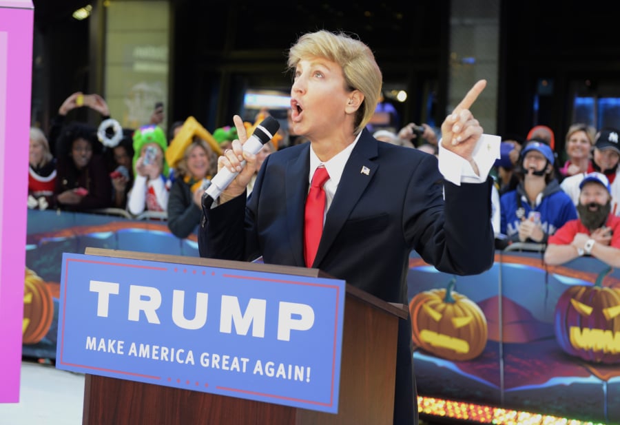 Lara Spencer as Donald Trump
