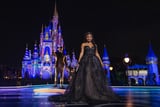 Halle Bailey Is the Halloween Princess of My Dreams in This Twinkly Black Ball Gown