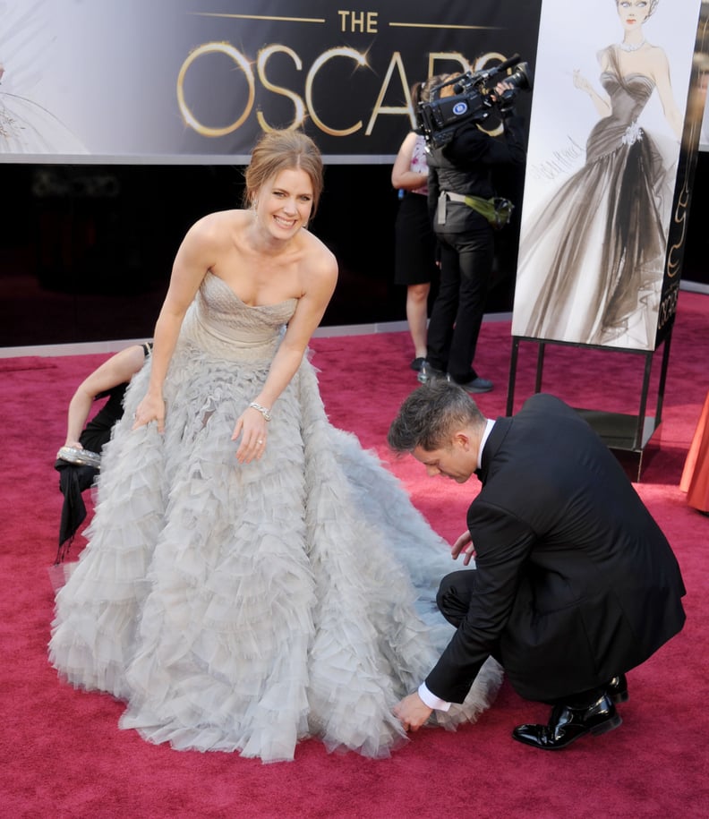 Amy Adams in Oscar de la Renta at the 2013 Oscars