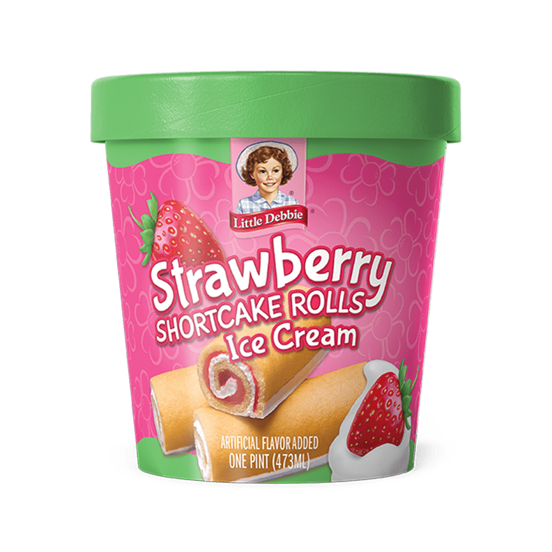 Little Debbie Strawberry Short Cake Ice Cream Pint