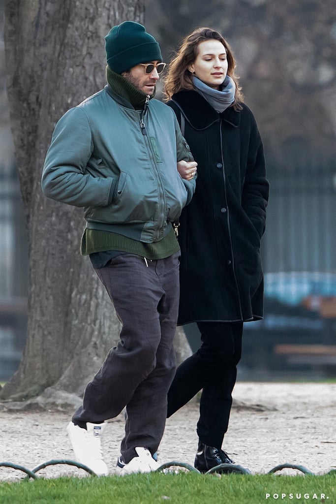 Jake Gyllenhaal and Jeanne Cadieu Paris Photos December 2018