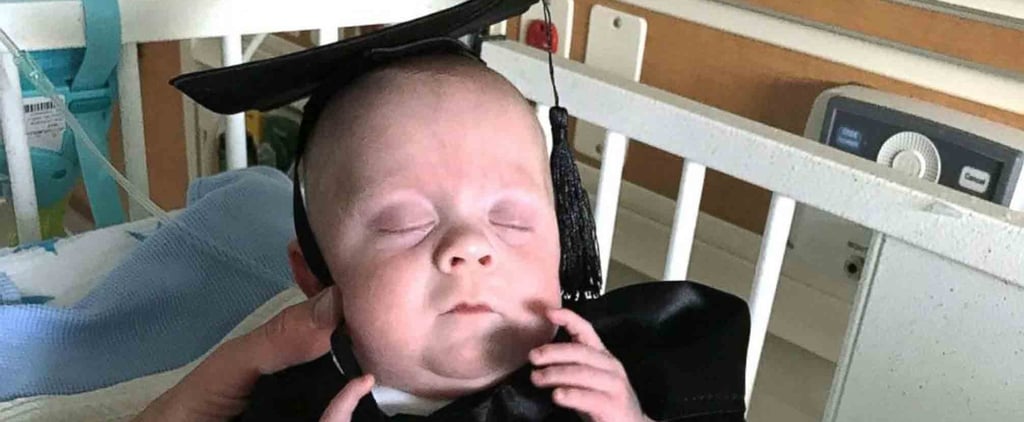 Baby Wears Build-a-Bear Outfit to NICU Graduation