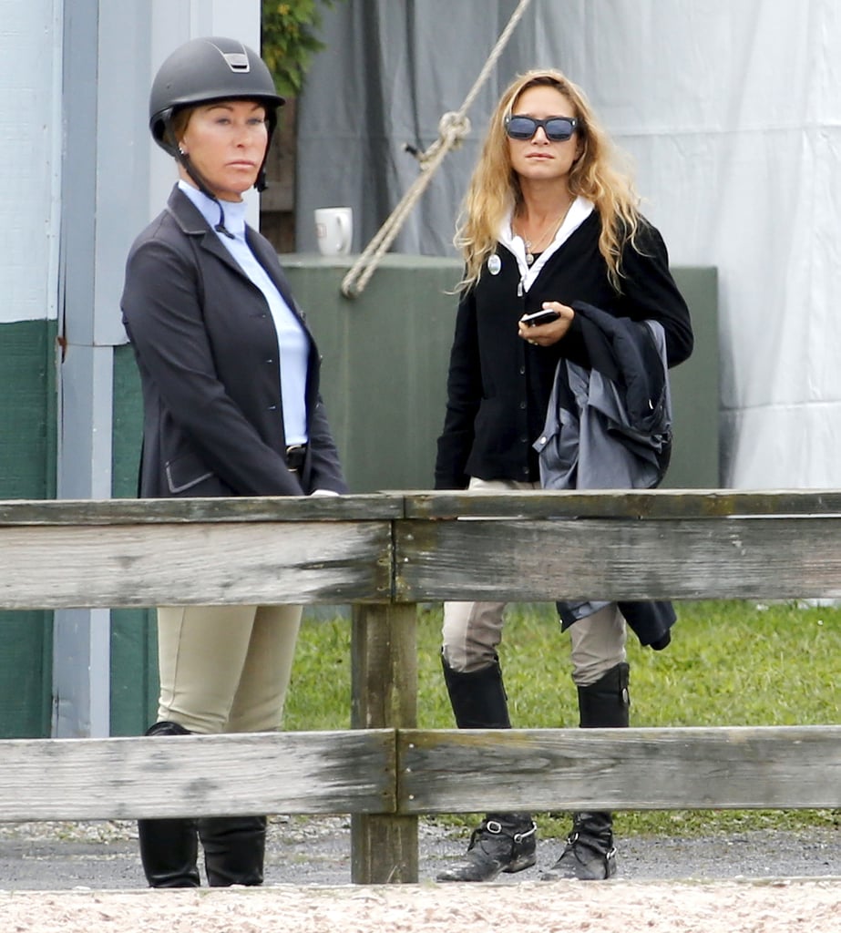 Mary-Kate Olsen Riding Horses in the Hamptons September 2016