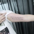 30 Inspiring Arm Quote Tattoos