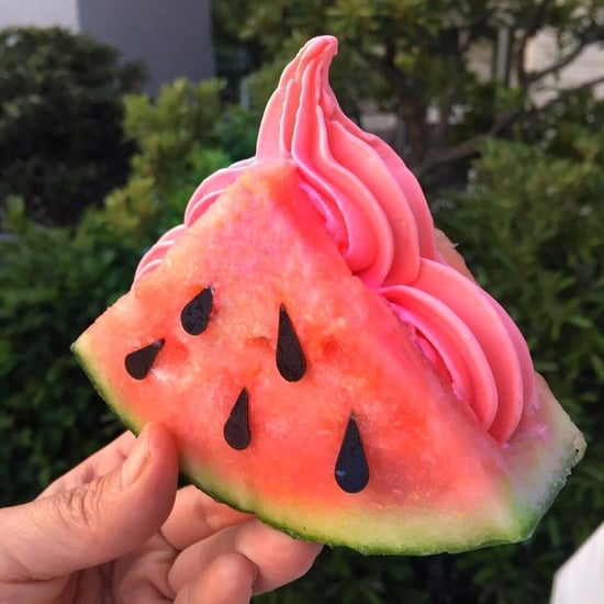 Watermelon Soft Serve at Dominique Ansel Bakery