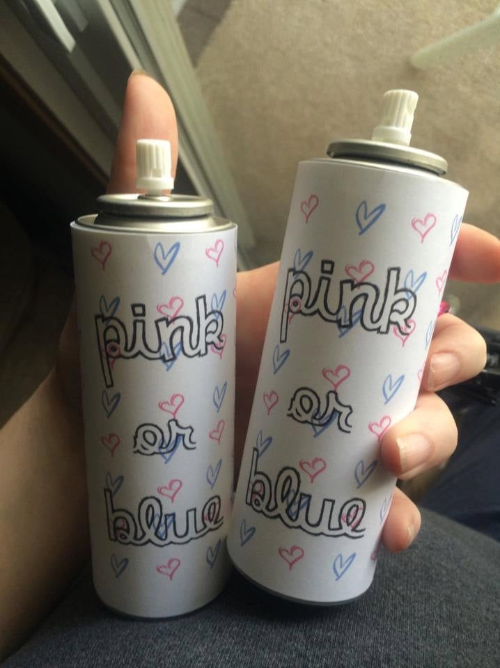 Blue or Pink Silly String